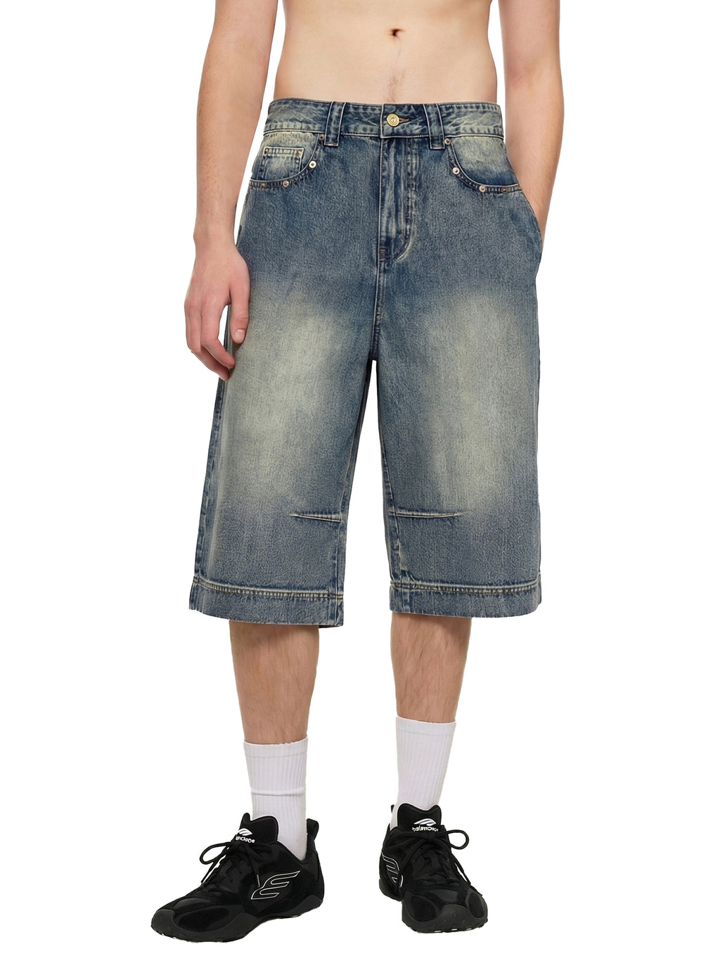 Vintage Baggy Faith Jean Shorts