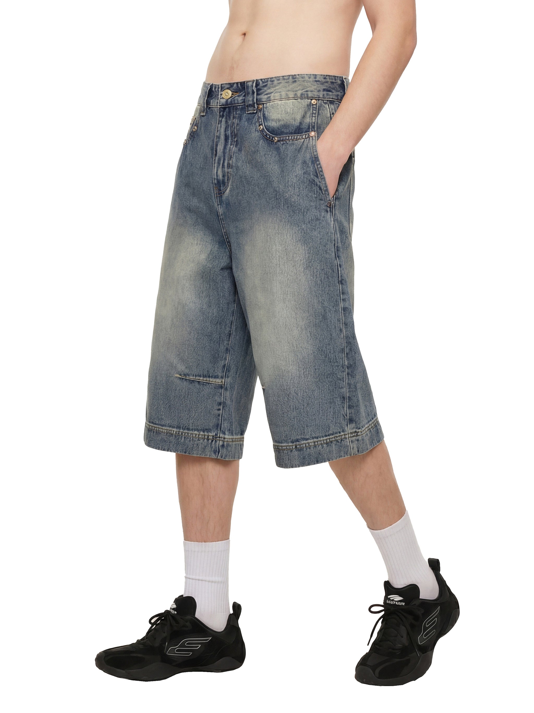 Vintage Baggy Faith Jean Shorts