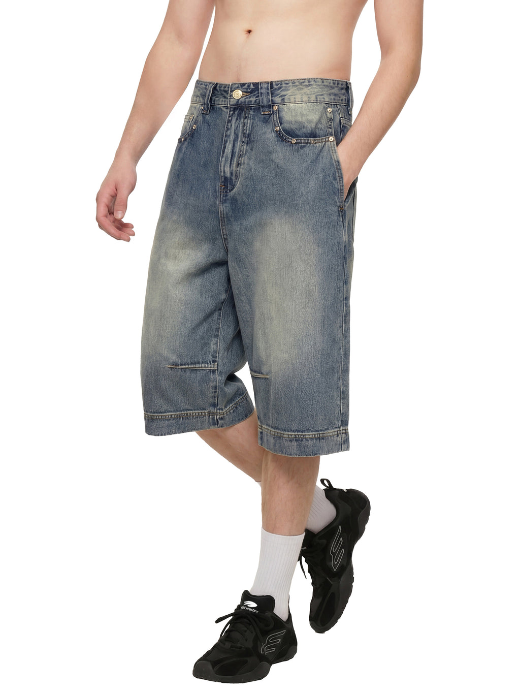 Vintage Baggy Faith Jean Shorts